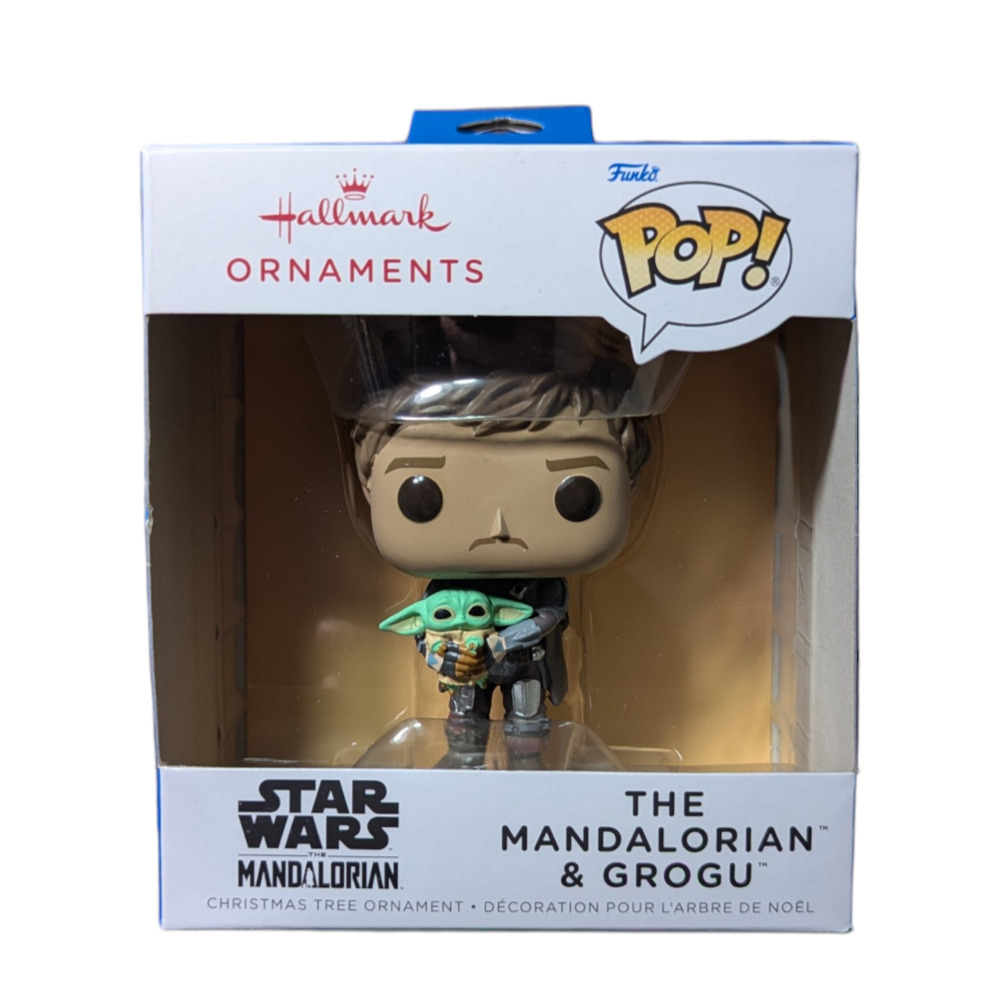 Hallmark Star Wars: The Mandalorian And Grogu Funko POP! Christmas Ornament NIB